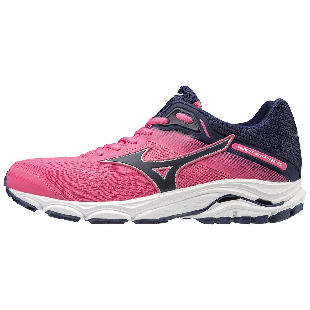 Mizuno Women's Trail Running Shoes Rose WAVE INSPIRE 15 Shoes - J1GD194428